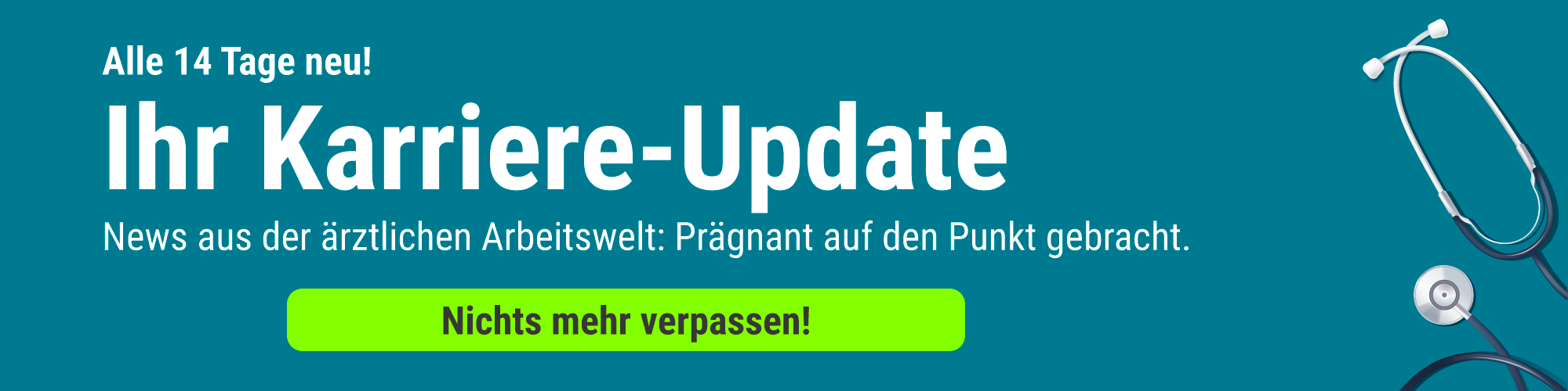 Ärztestellen redaktioneller Newsletter