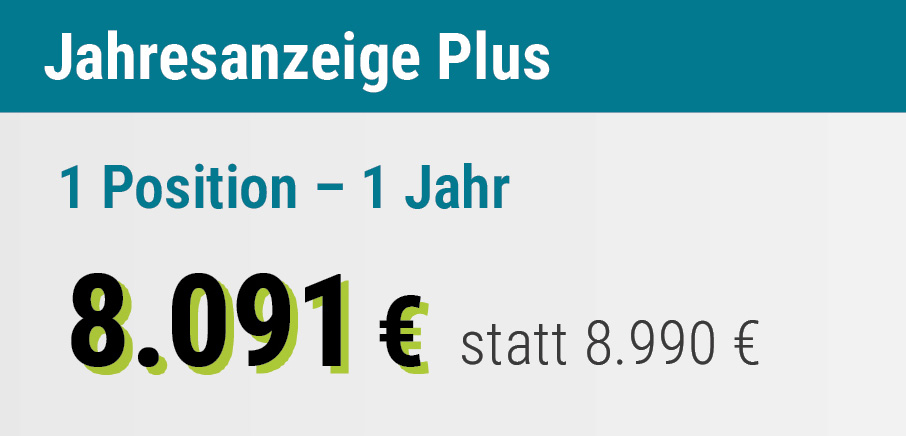 Jahresanzeige Plus