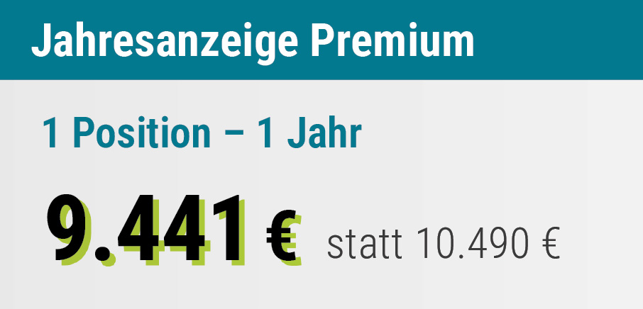 Jahresanzeige Premium | 