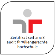 Zertifikat seit 2008 | audit familiengerechte hochschule