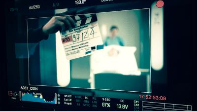 Arztserie, am Set